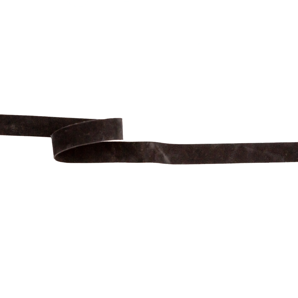 Italian Black Double Faced Brushed Velvet – 0.625″ Italian Black Double Faced Brushed Velvet – 0.625″