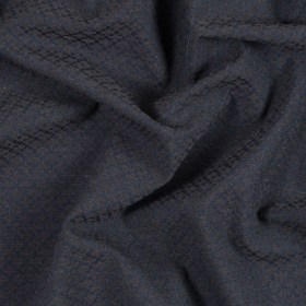 Blue and Brown Geometric Stretch Suiting Blue and Brown Geometric Stretch Suiting