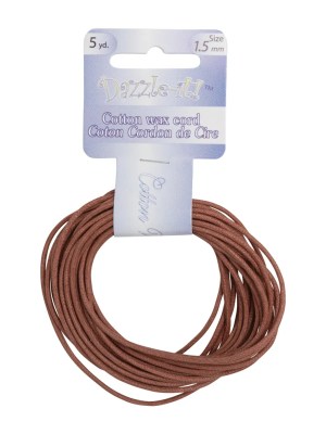 Dazzle-It Mauve Cotton Wax Cord – 1.5mm Dazzle-It Mauve Cotton Wax Cord – 1.5mm