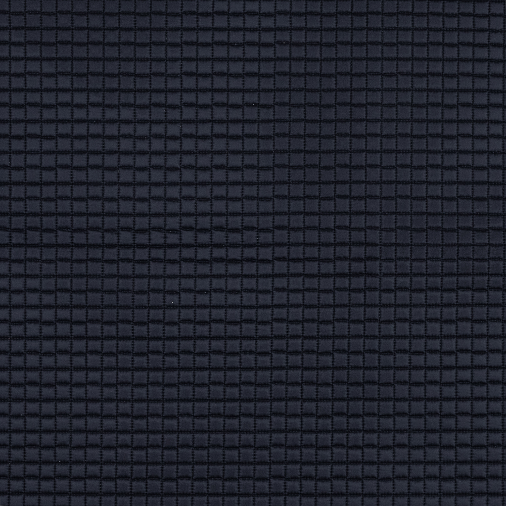 Navy Square Quilted Coating Navy Square Quilted Coating