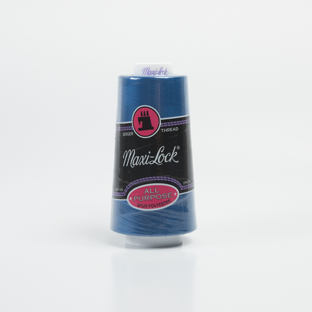Maxi-Lock Serger Thread 3000yds – Blue Maxi-Lock Serger Thread 3000yds – Blue
