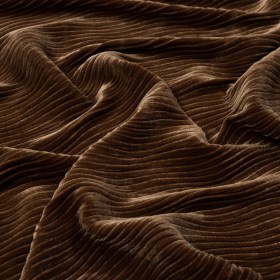 Wavy Crinkled Velour – Curry Gold – Yvonne Collection Wavy Crinkled Velour – Curry Gold – Yvonne Collection