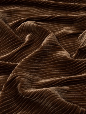 Wavy Crinkled Velour – Curry Gold – Yvonne Collection Wavy Crinkled Velour – Curry Gold – Yvonne Collection