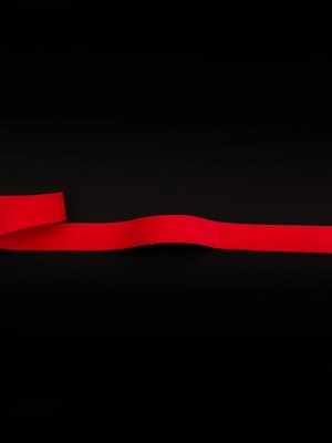 Italian Red Double Faced Brushed Velvet – 0.625″ Italian Red Double Faced Brushed Velvet – 0.625″