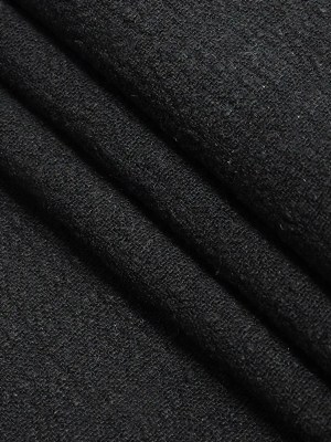 Crinkled Linen and Rayon Gauze – Black – Ushuaia Collection Crinkled Linen and Rayon Gauze – Black – Ushuaia Collection