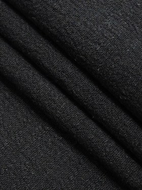 Crinkled Linen and Rayon Gauze – Black – Ushuaia Collection Crinkled Linen and Rayon Gauze – Black – Ushuaia Collection