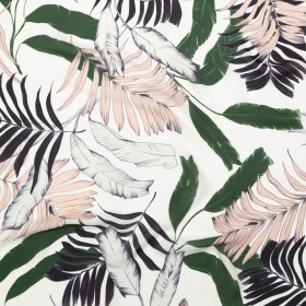 Milly Tropical Leaves Silk Georgette Milly Tropical Leaves Silk Georgette