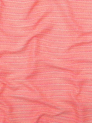 Neon Pink and White Tweed with Metallic Gold Threads Neon Pink and White Tweed with Metallic Gold Threads