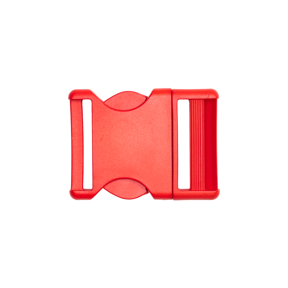 Lucille Italian Extra Large Fiery Red Plastic Release Buckle