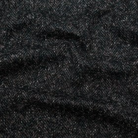 Deep Forest, Raven and Bone White Herringbone Boucle Wool Tweed Deep Forest, Raven and Bone White Herringbone Boucle Wool Tweed