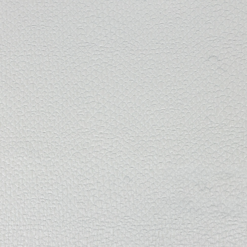 Metallic White Dimensional Scallops Brocade Metallic White Dimensional Scallops Brocade