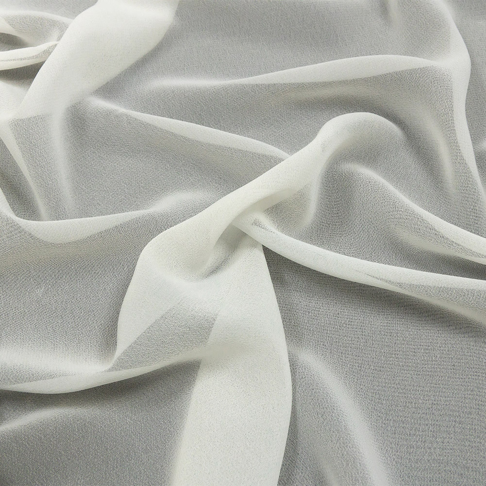 Lux Multi-Twist Polyester Chiffon – Cannoli Cream – Esma Collection Lux Multi-Twist Polyester Chiffon – Cannoli Cream – Esma Collection