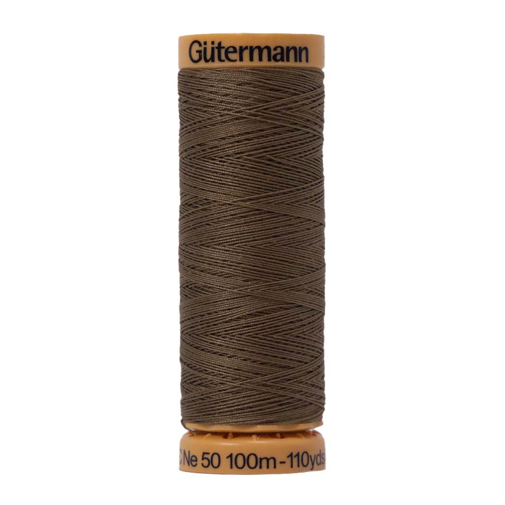 Gutermann Natural Cotton Thread 100m – 8805 Bark Brown Gutermann Natural Cotton Thread 100m – 8805 Bark Brown