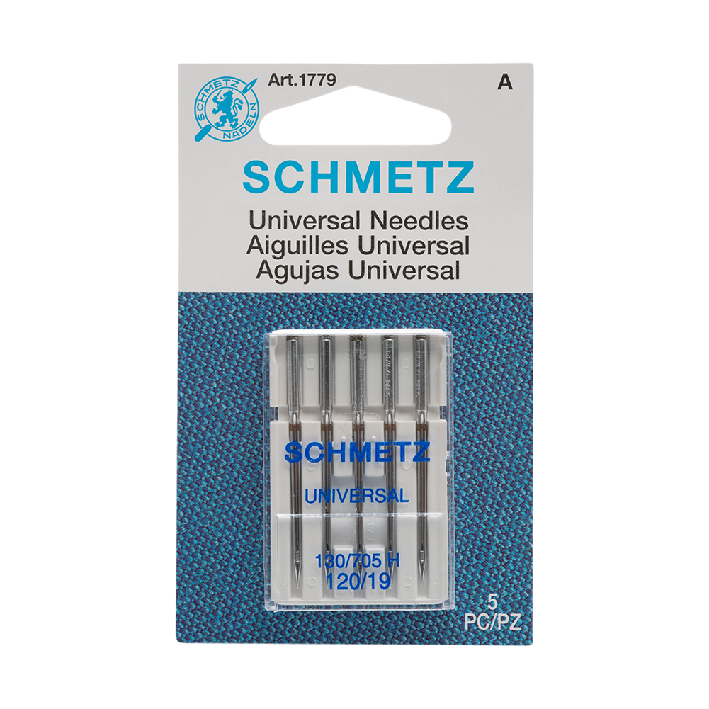 Schmetz Universal Machine Needles – 120/19 – 5 ct Schmetz Universal Machine Needles – 120/19 – 5 ct