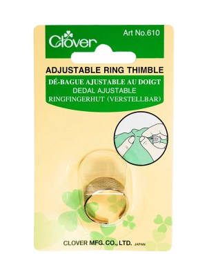Clover Adjustable Ring Thimble Clover Adjustable Ring Thimble