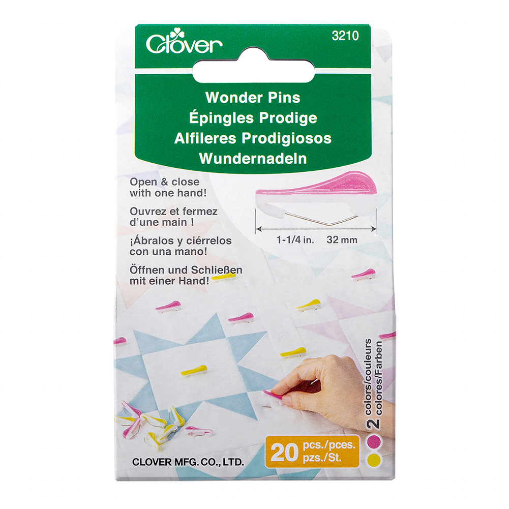 Clover Wonder Pins – 1.25″ – 20 pc Clover Wonder Pins – 1.25″ – 20 pc