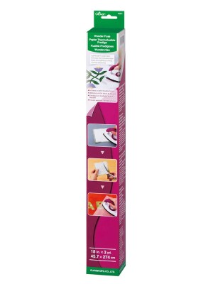 Clover Wonder Fuse Roll – Lightweight Fusible Web – 18″ x 3yd Clover Wonder Fuse Roll – Lightweight Fusible Web – 18″ x 3yd