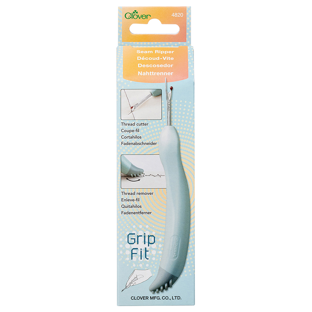 Clover Grip Fit Seam Ripper with Thread Remover Clover Grip Fit Seam Ripper with Thread Remover