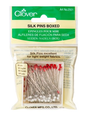 Clover Silk Pins Box – 100 ct Clover Silk Pins Box – 100 ct
