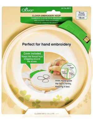Clover Embroidery Hoop – Large 7″ Clover Embroidery Hoop – Large 7″