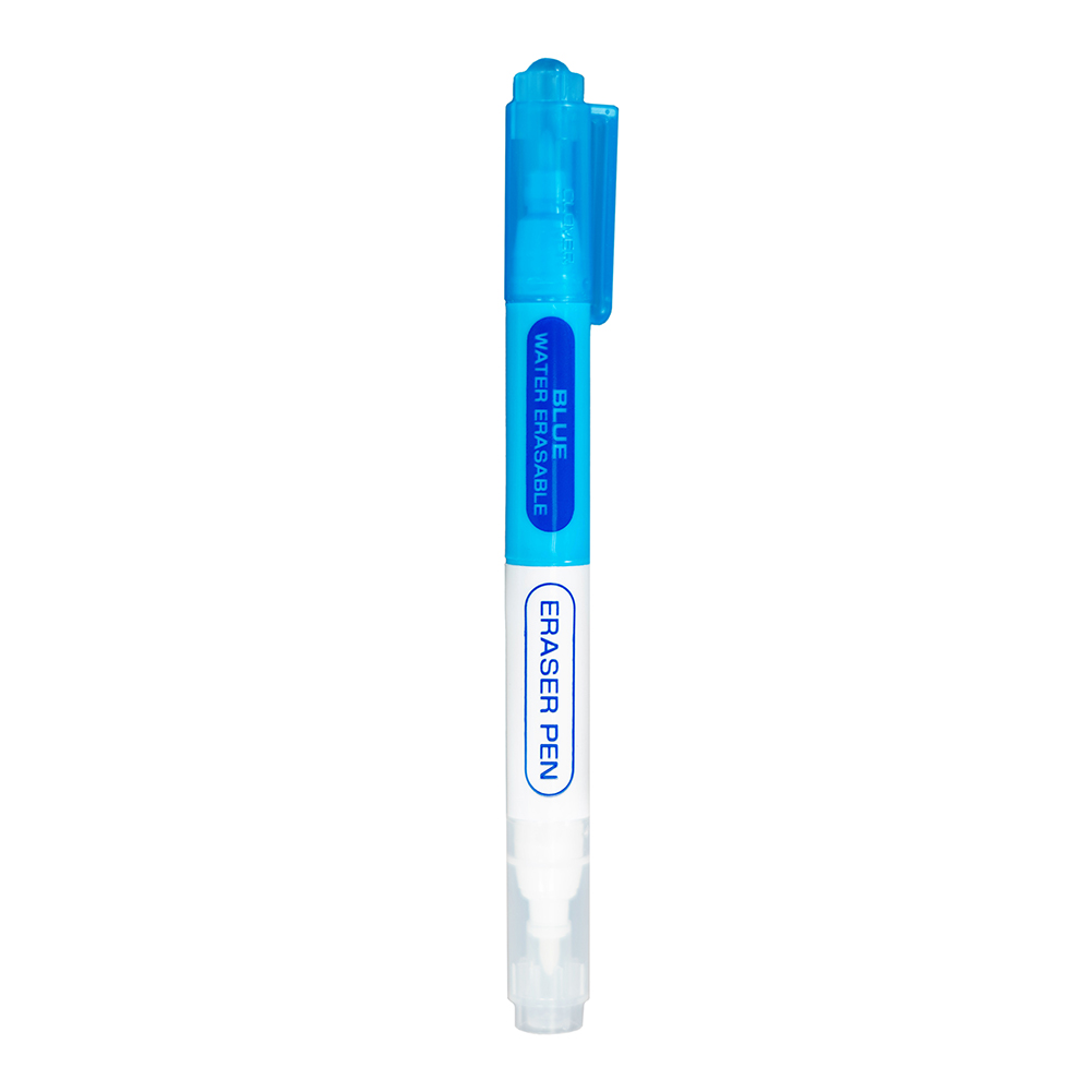 Clover Chacopen Water Erasable Fabric Marker with Eraser – Blue Clover Chacopen Water Erasable Fabric Marker with Eraser – Blue