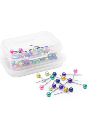 Dritz Petite Pearlized Pins – 3/4″ Assorted Colors – 100 ct Dritz Petite Pearlized Pins – 3/4″ Assorted Colors – 100 ct