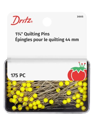Dritz Quilter’s Pins – 1.75″ Yellow – 175 PC Dritz Quilter’s Pins – 1.75″ Yellow – 175 PC