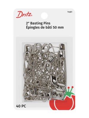 Dritz Quilter’s Safety Pins – 2″ Nickel – 40ct Dritz Quilter’s Safety Pins – 2″ Nickel – 40ct