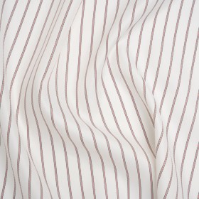 Acetate Twill Lining – White, Black and Red Stripes – Deadstock Acetate Twill Lining – White, Black and Red Stripes – Deadstock