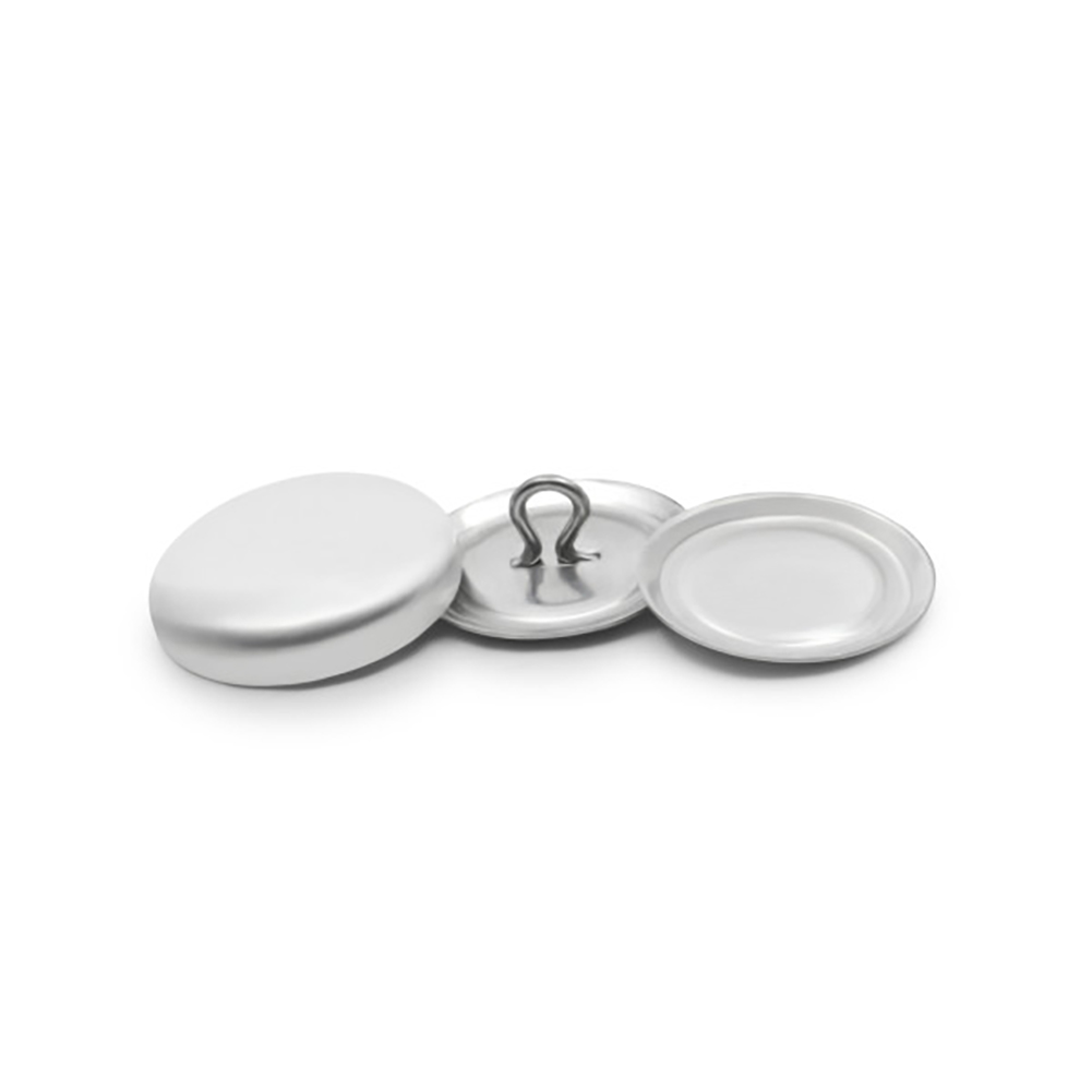 Dritz Craft Cover Button Kit - Nickel - 0.75", 18 Sets