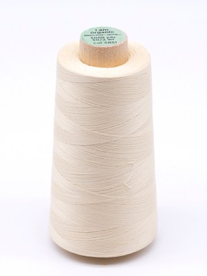 SCANFIL® 50wt Organic Pima Cotton Thread 5000 yd Cones – 4851 Shortbread SCANFIL® 50wt Organic Pima Cotton Thread 5000 yd Cones – 4851 Shortbread