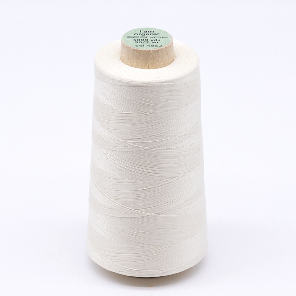 SCANFIL® 50wt Organic Pima Cotton Thread 5000 yd Cones – 4852 Solitary Star SCANFIL® 50wt Organic Pima Cotton Thread 5000 yd Cones – 4852 Solitary Star