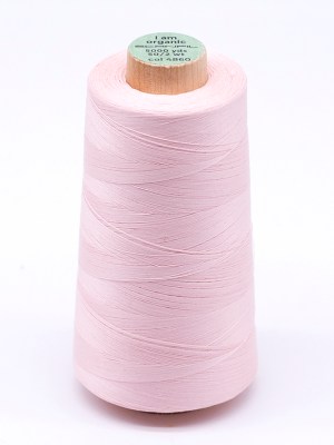 SCANFIL® 50wt Organic Pima Cotton Thread 5000 yd Cones – 4860 Crystal Pink SCANFIL® 50wt Organic Pima Cotton Thread 5000 yd Cones – 4860 Crystal Pink