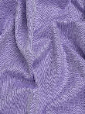 Cotton Twill Shirting – Very Peri and White Herringbone – Deadstock Cotton Twill Shirting – Very Peri and White Herringbone – Deadstock