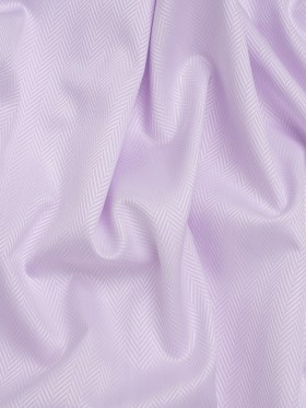 Cotton Jacquard Shirting – Light Purple and White Herringbone – Deadstock Cotton Jacquard Shirting – Light Purple and White Herringbone – Deadstock