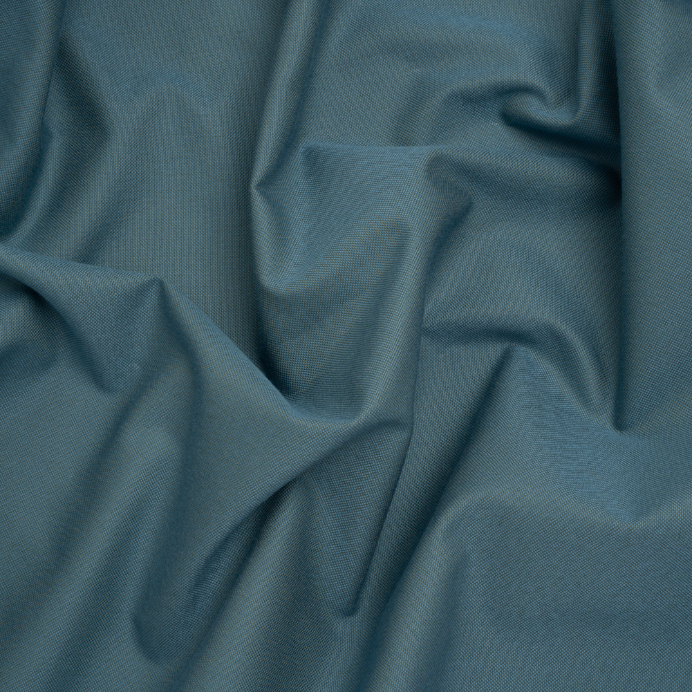 Cotton Oxford Shirting - Country Blue - Deadstock