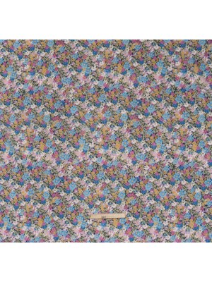 Crinkled Cotton Gauzy Woven – Blue, Light Purple and Golden Yellow Floral – Mood Exclusive Dandy Daisy Print Crinkled Cotton Gauzy Woven – Blue, Light Purple and Golden Yellow Floral – Mood Exclusive Dandy Daisy Print