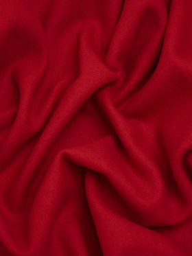 Recycled Brushed Wool Blend Twill Coating – Ruby Red – Made in Italy – Maeve Collection Recycled Brushed Wool Blend Twill Coating – Ruby Red – Made in Italy – Maeve Collection