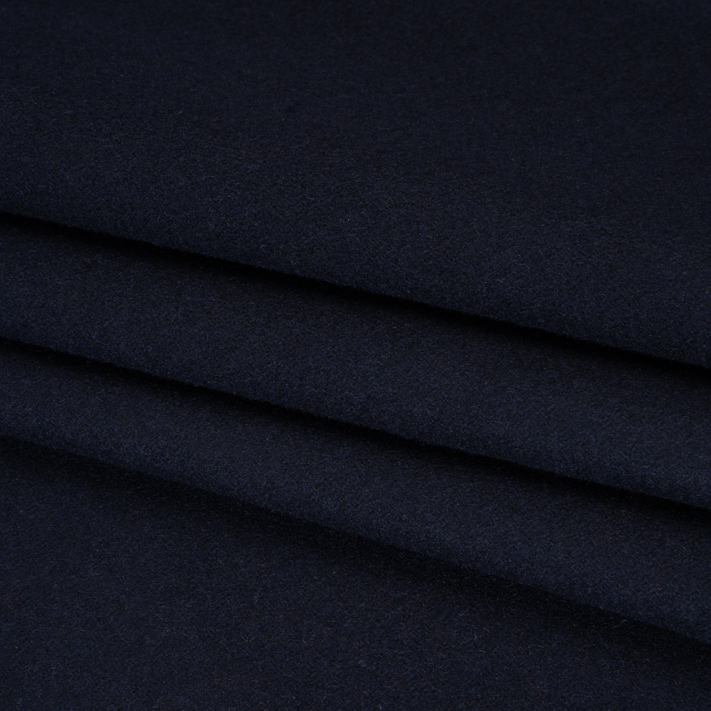 Recycled Brushed Wool Blend Twill Coating – Midnight Blue – Made in Italy – Maeve Collection Recycled Brushed Wool Blend Twill Coating – Midnight Blue – Made in Italy – Maeve Collection