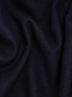 Recycled Brushed Wool Blend Twill Coating – Midnight Blue – Made in Italy – Maeve Collection Recycled Brushed Wool Blend Twill Coating – Midnight Blue – Made in Italy – Maeve Collection