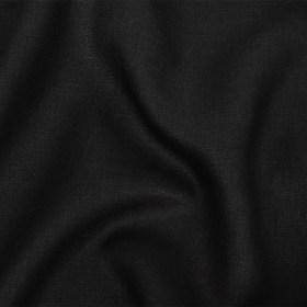 Elko Black Medium Weight Linen Woven Elko Black Medium Weight Linen Woven