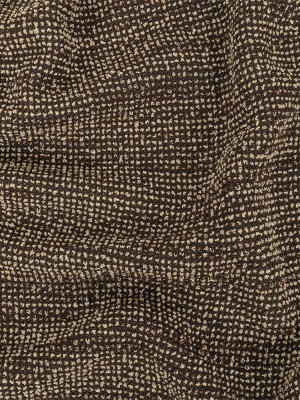 Pale Beige and Black Nubby Boucled Knit Pale Beige and Black Nubby Boucled Knit