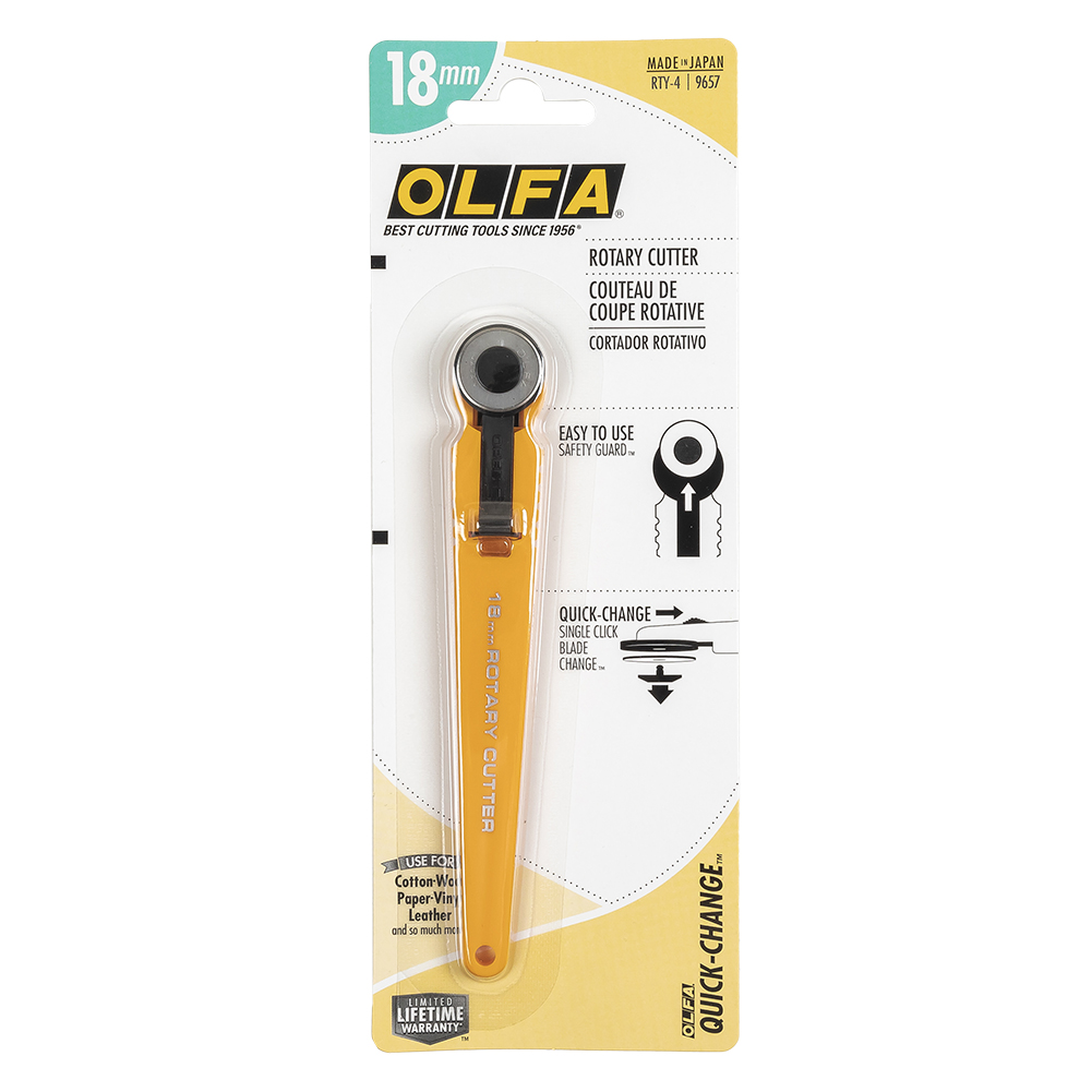 Olfa 18mm Quick Change Rotary Cutter Olfa 18mm Quick Change Rotary Cutter