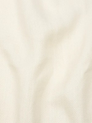 Ivory Herringbone Heavy Cotton Woven Ivory Herringbone Heavy Cotton Woven