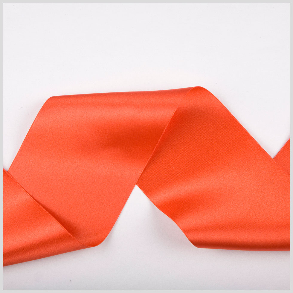 3.75″ Orange Double Face French Satin Ribbon 3.75″ Orange Double Face French Satin Ribbon