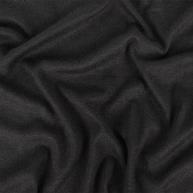 Black Cotton Interlock Knit Black Cotton Interlock Knit