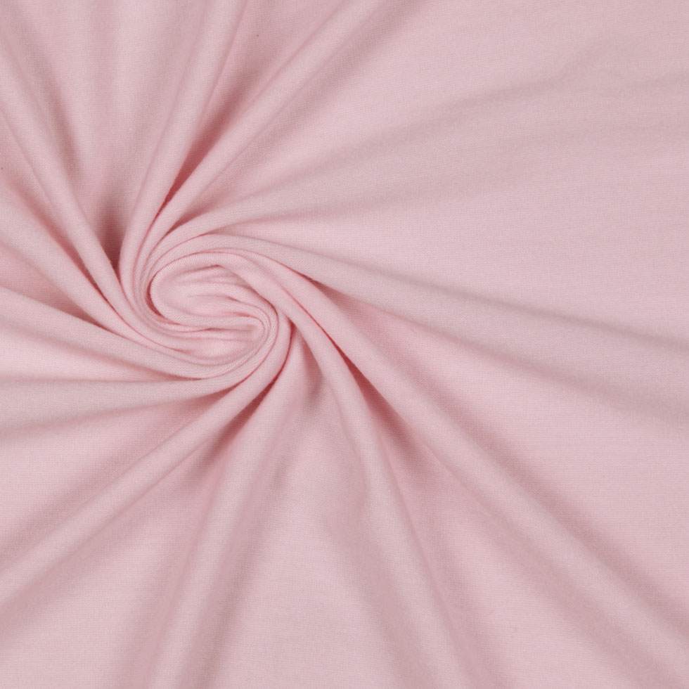 Barely Pink Stretch Rayon Jersey