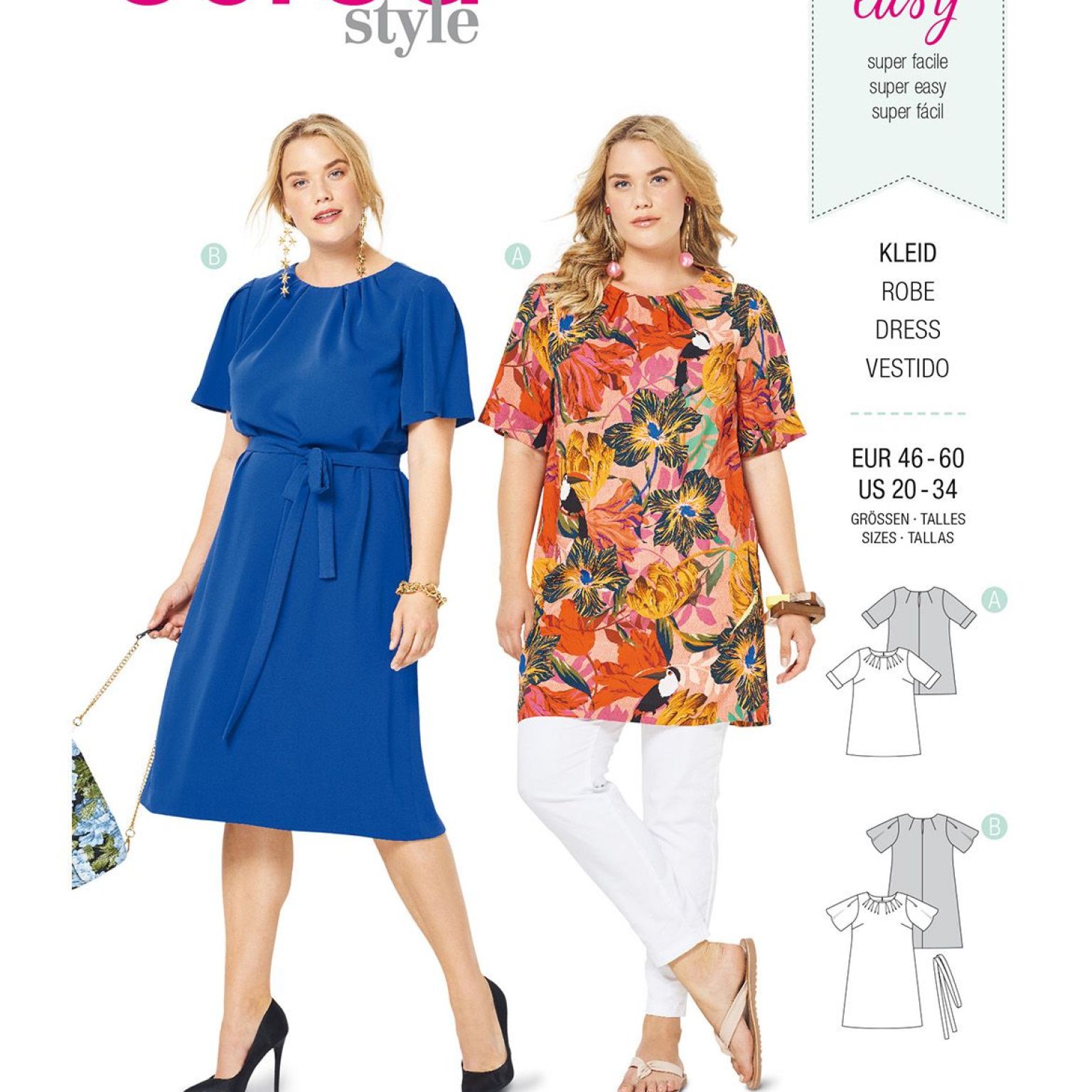 Burda Style Women Dress & Tunic #6305 Burda Style Women Dress & Tunic #6305