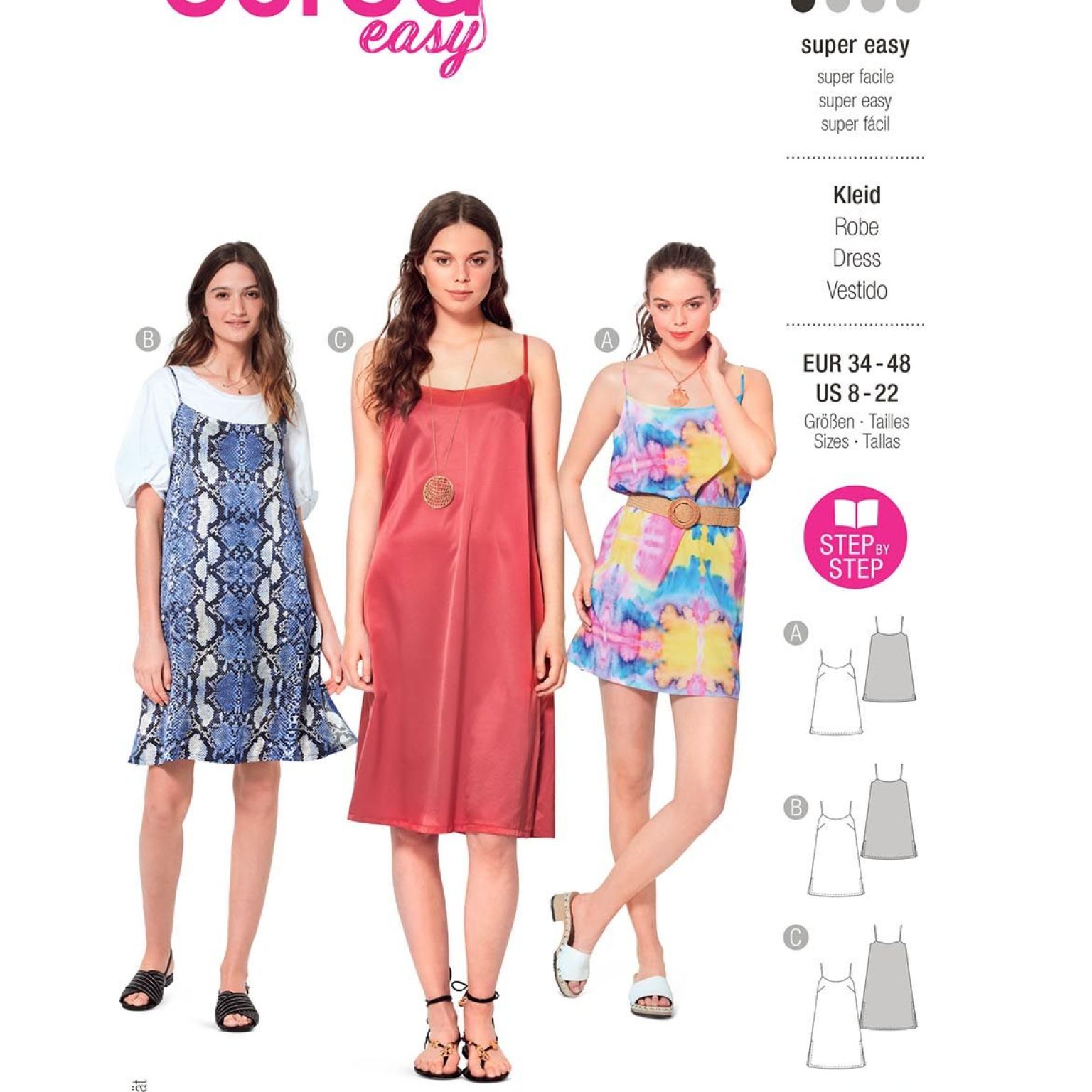 Burda Style Women Summer Dresses #5996 Burda Style Women Summer Dresses #5996