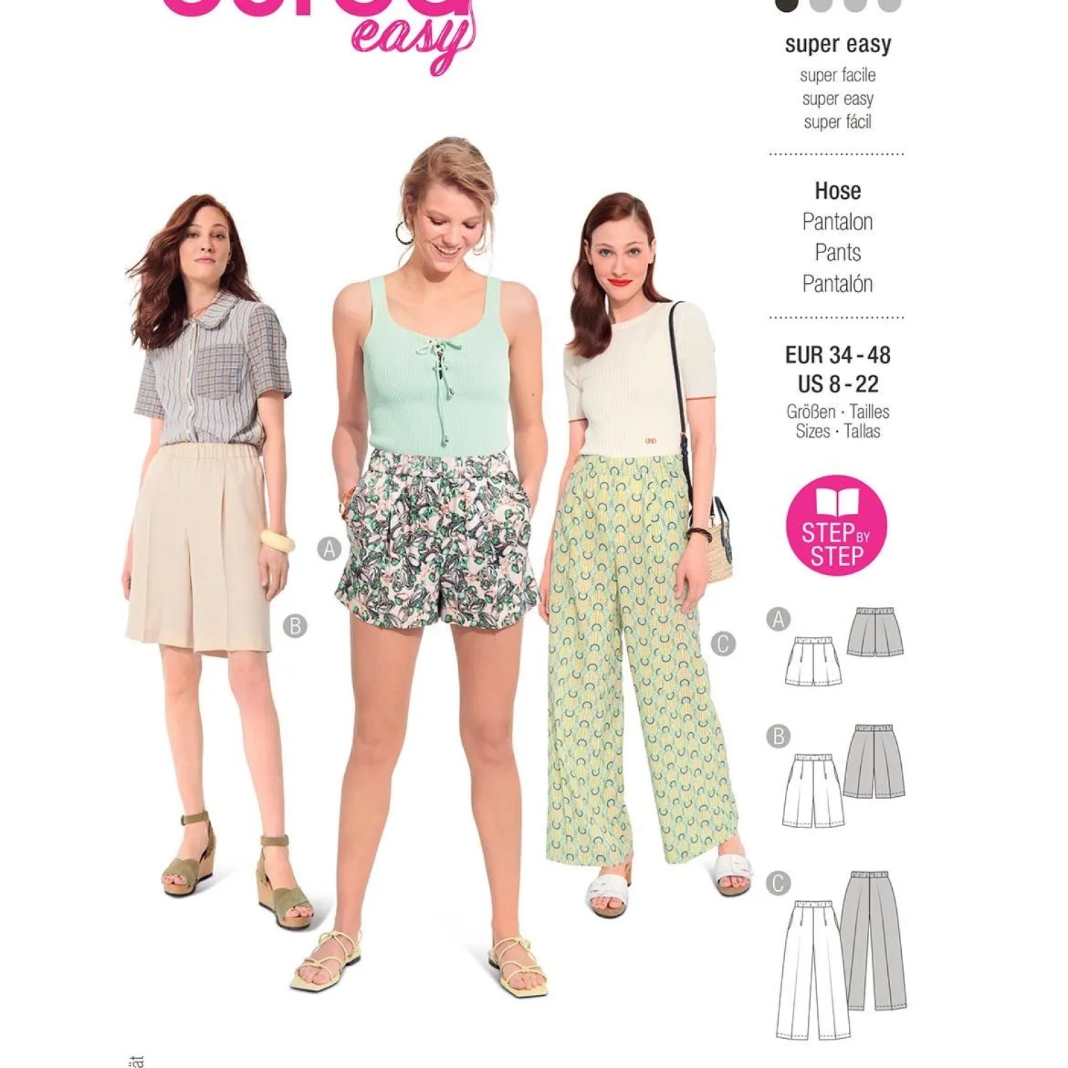 Burda Style Women Pants & Shorts #6008 Burda Style Women Pants & Shorts #6008
